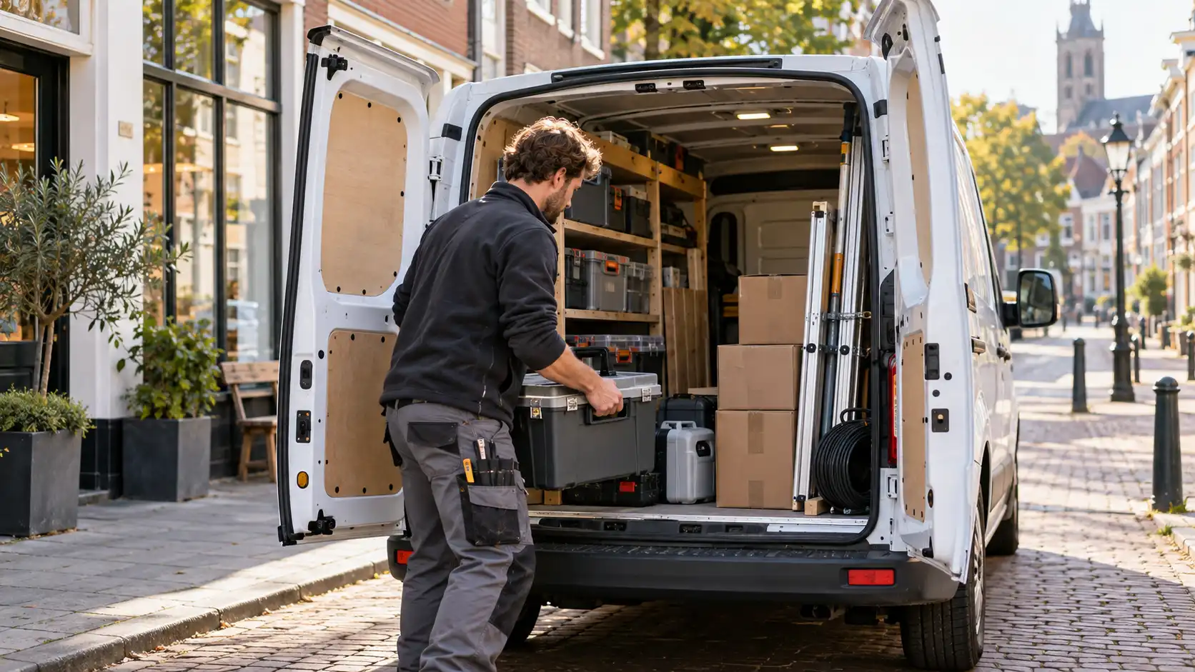 Gereedschap in je bedrijfsbus verzekeren: hoe werkt dat?